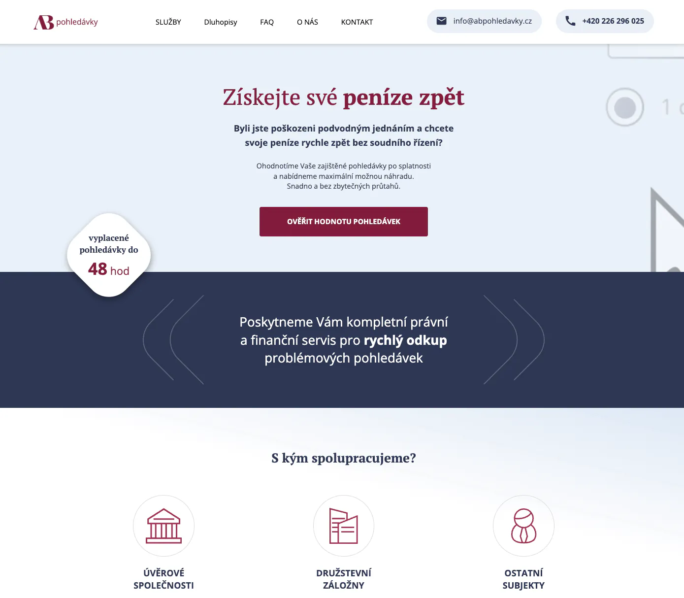 Web AB Pohledávky
